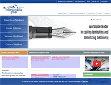 Tablet Screenshot of nordmeccanica.com